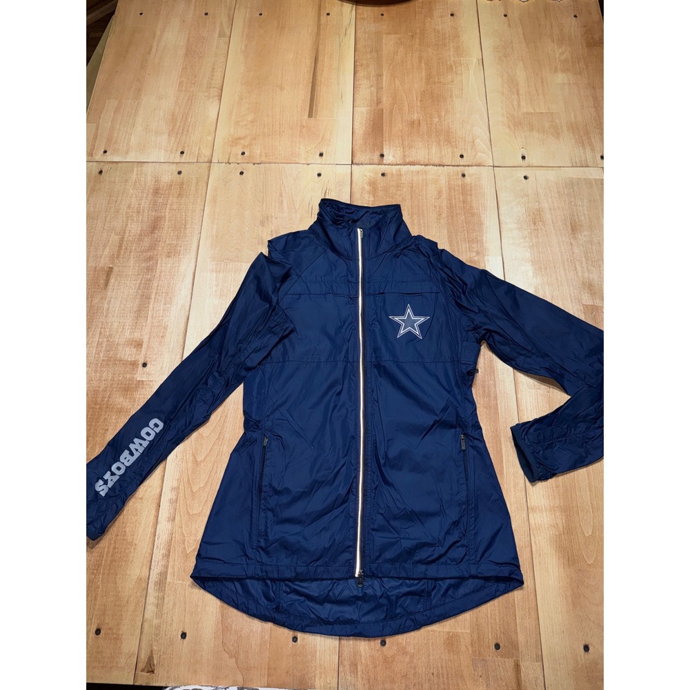 Nike Dallas Cowboys NFL‎ Team Apparel Lightweight Windbreaker Jacket Women Small